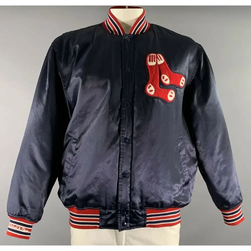 Mitchell & Ness Nostalgia Boston Size M 1679 Blue Red Jacket